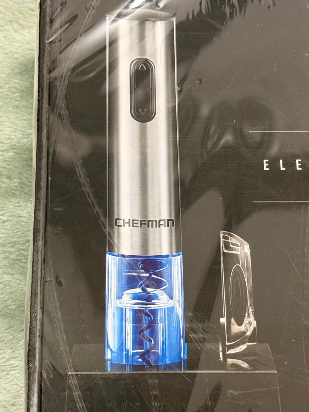 Avant Series Chefman Stainless Steel Rechargeable Electric Wine Opener